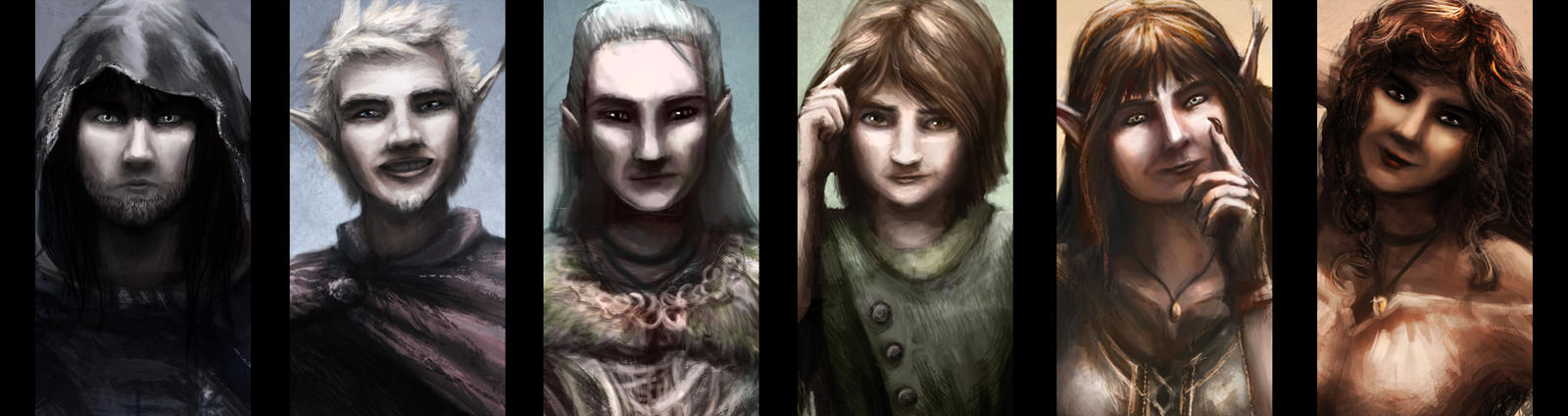 OC portraits by queenofeagles OC portraits by queenofeagles