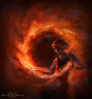 Contest entry: fire doughnut by queenofeagles Contest entry: fire doughnut by queenofeagles