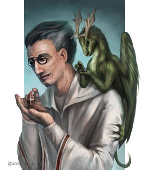 The scholar and his dragon by queenofeagles The scholar and his dragon by queenofeagles