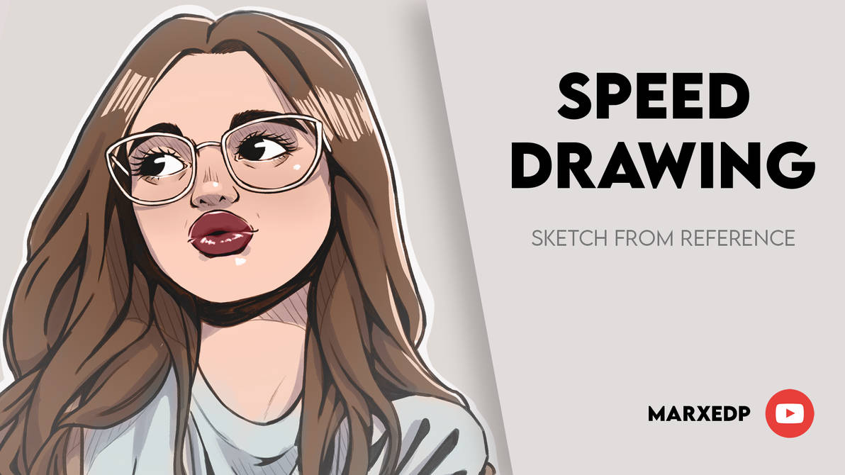 Speed Drawing/painting - Sketch from Reference by MarxeDP on DeviantArt