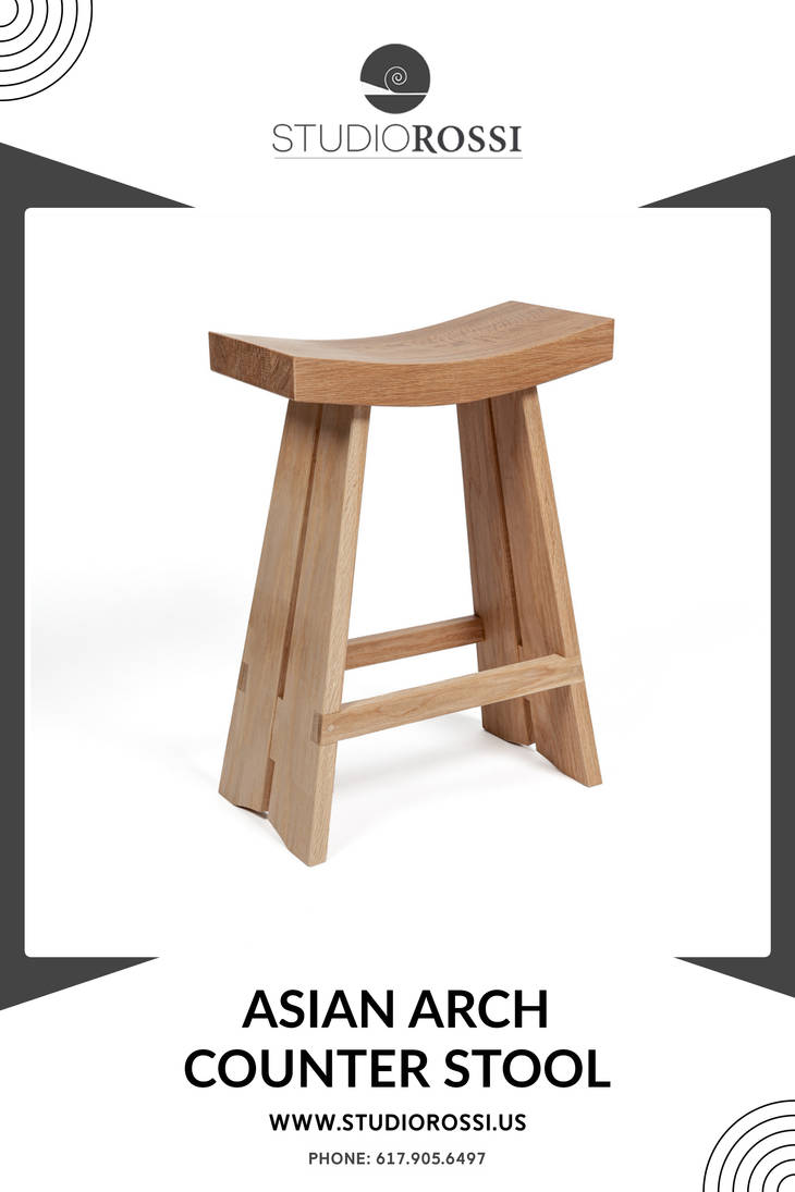 Asian Arch Counter Stool by StudioRossi on DeviantArt