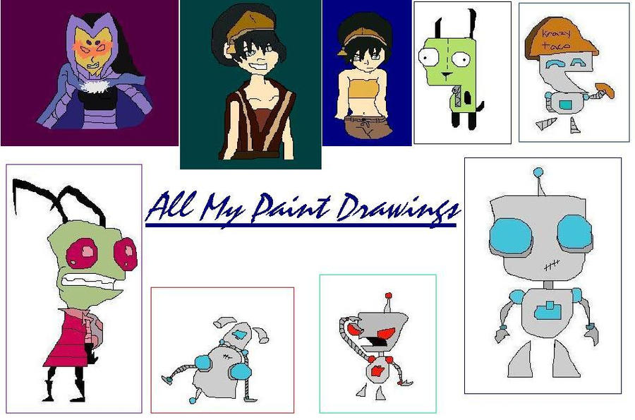 Deviantart 2007 All my paint pics of 2007 by bbxrae-zagr-luver on DeviantArt
