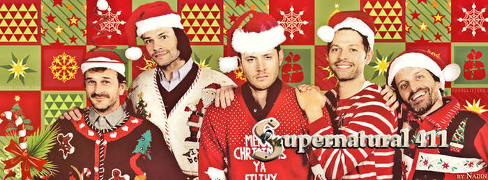 Supernatural Christmas (Banner for FB)