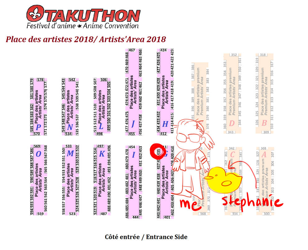 OTAKUTHON 2018- Plan-Map by DoYouLikeKetchup