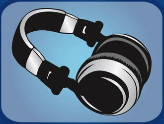 Creative Wireless Headphone graphic design.