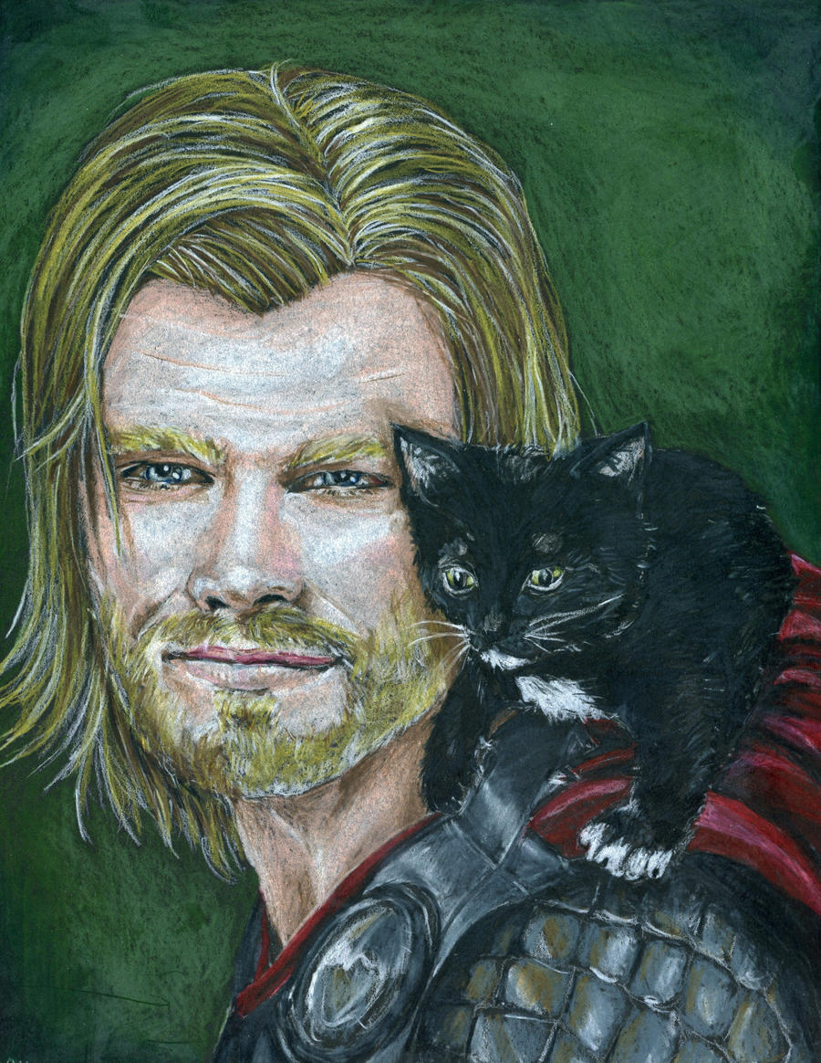 Thor and a Kitten