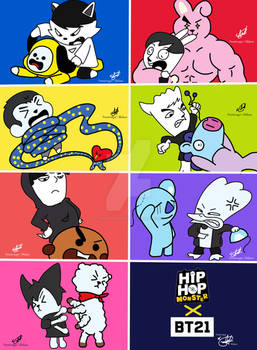 Hip Hop Monster x BT21