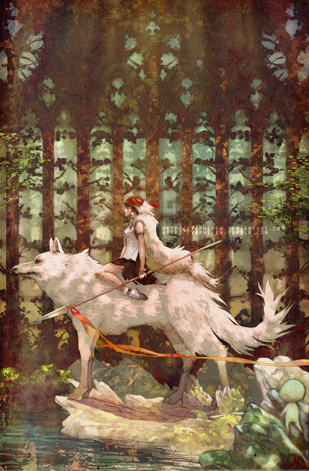 Princess Mononoke by Yaphleen