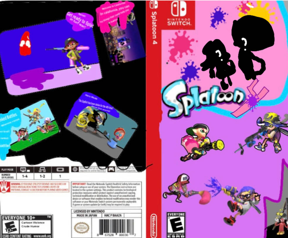 *NEW* Splatoon 4 Box Art (fanmade) by LovFawn on DeviantArt