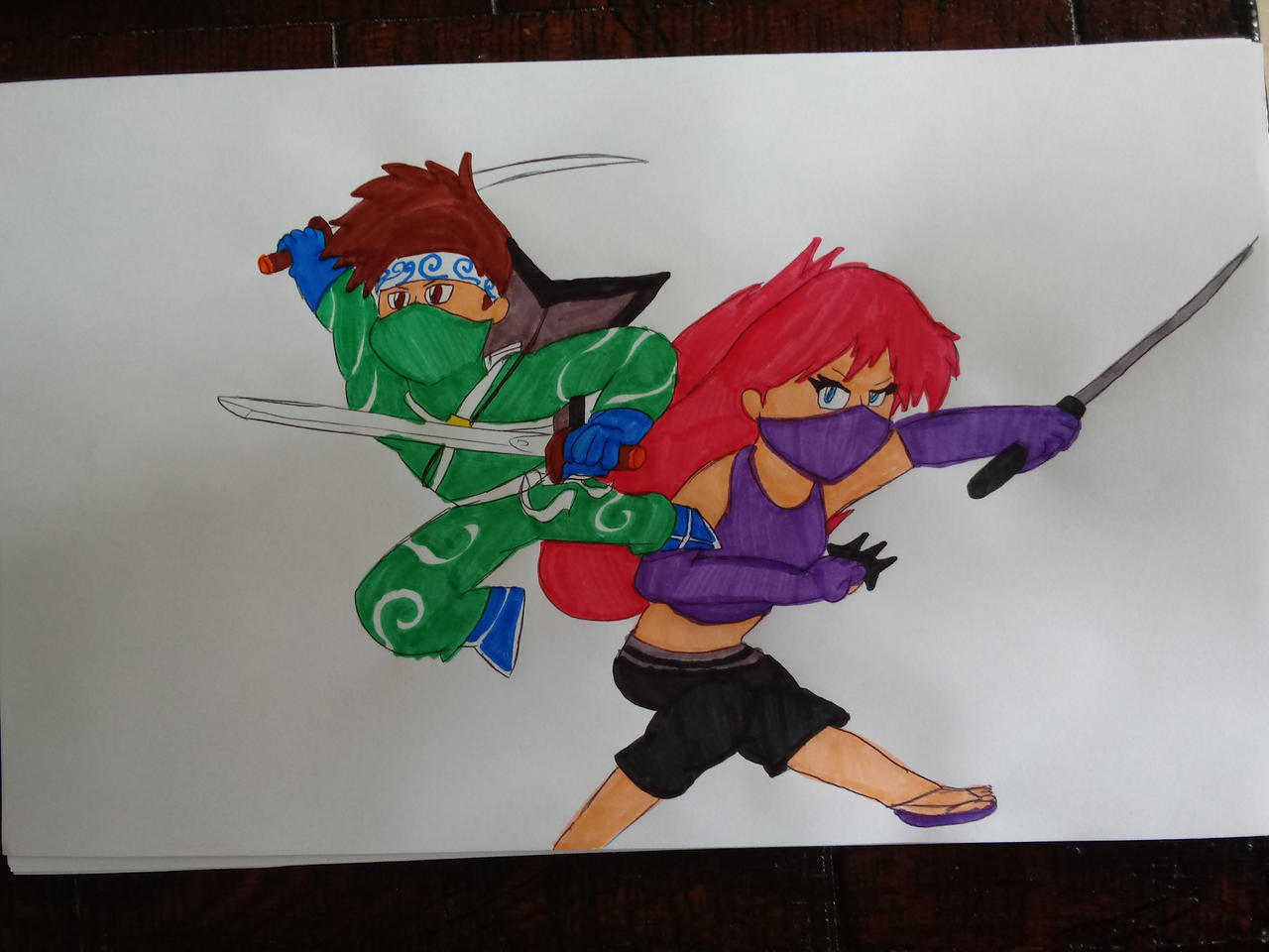 Two Ninjas by OnePunch234 on DeviantArt