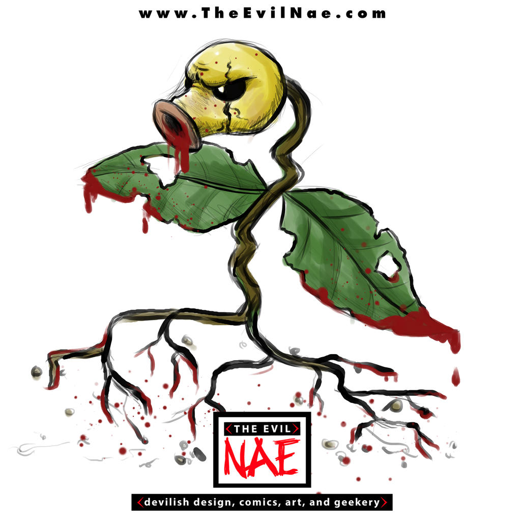 Sketch07-25-16-bellsprout by TheEvilNae