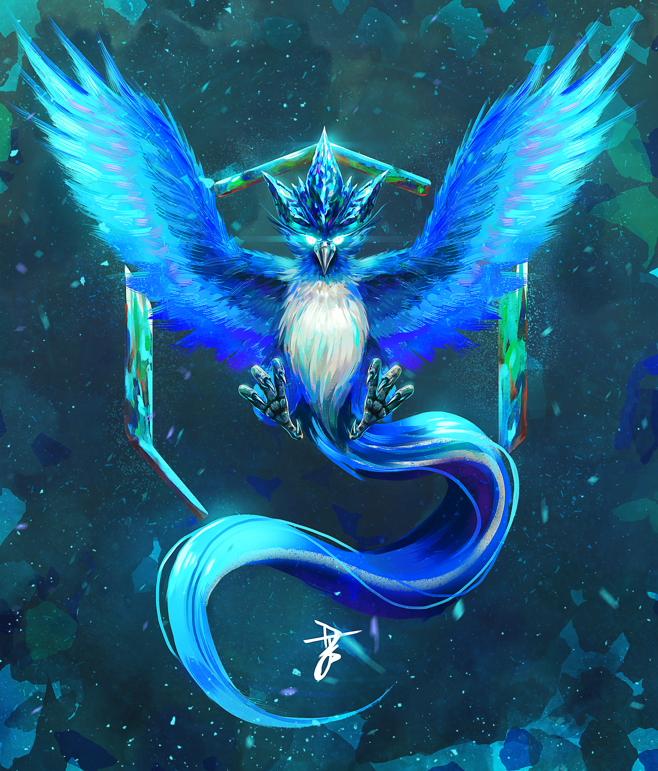 Articuno, Zapdos, Moltres by mcgmark on DeviantArt