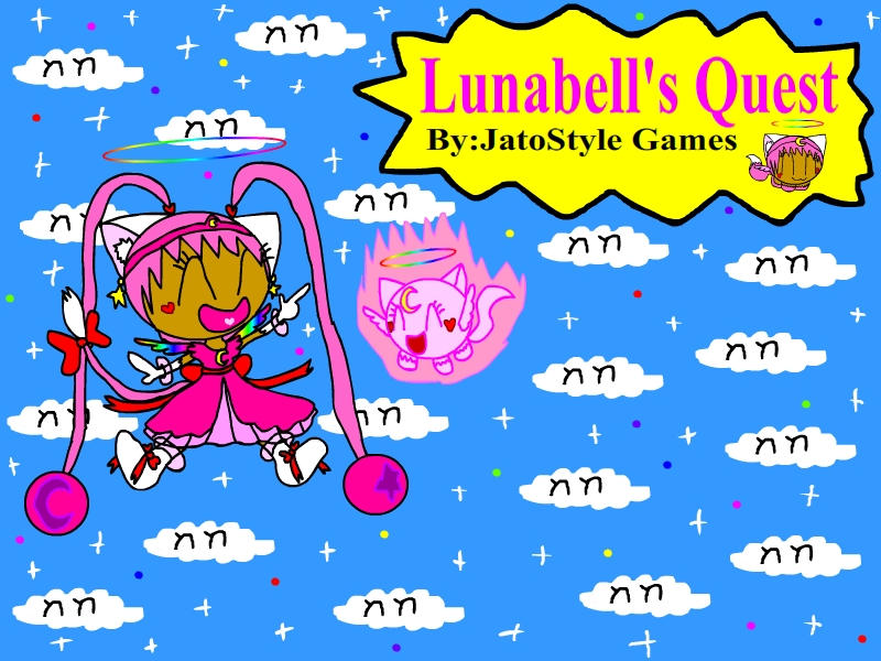 Lunabell's Quest title screen by LunaPrincessNinjato
