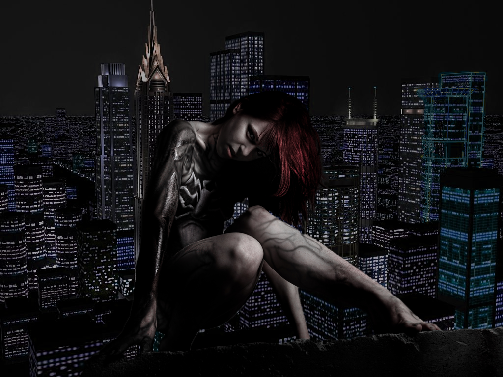 Mary Jane meets The Symbiote photo manip