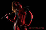 Deadpool Body Paint - can the 'tude by shelle-chii