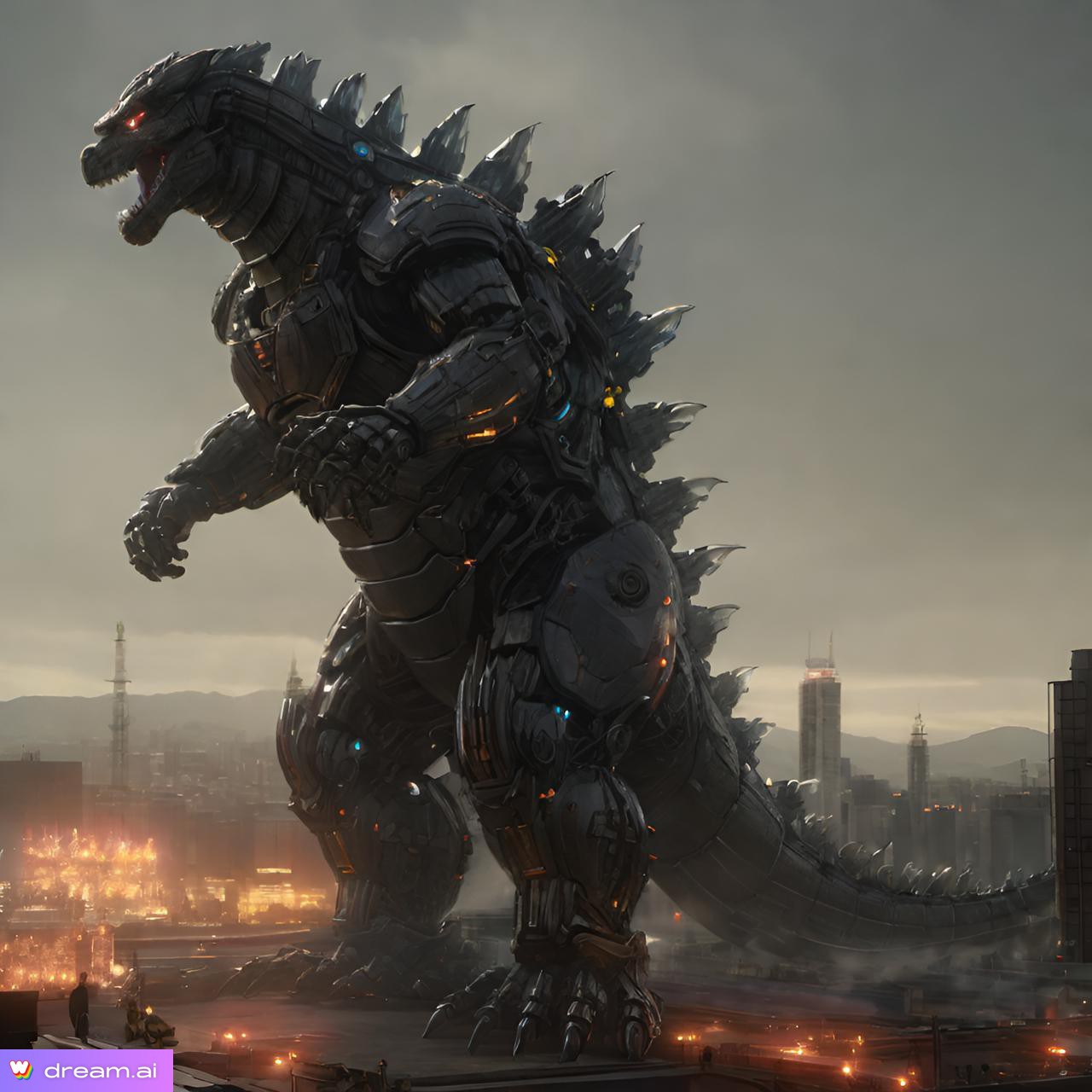 Legendary A.I. Mecha-Godzilla V1 by austinchaixz06 on DeviantArt