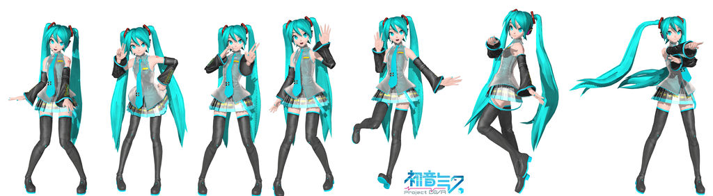 Project diva poses download by Sateraido on DeviantArt