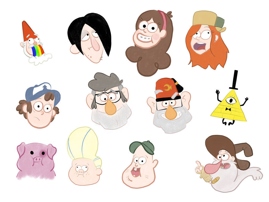 Gravity Falls Sticker Set By Amymstuff On DeviantArt