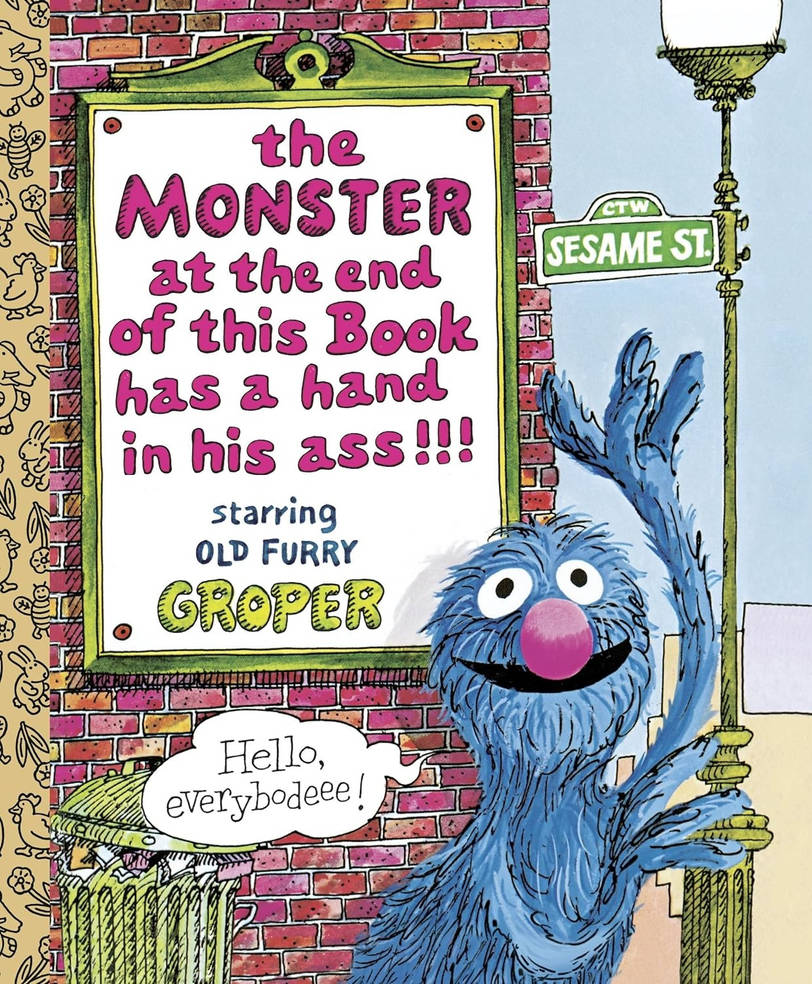 The Monster At The End Of This Book By TheWhiteRabbit5 On DeviantArt The monster at the end of this book by thewhiterabbit5 on deviantart
