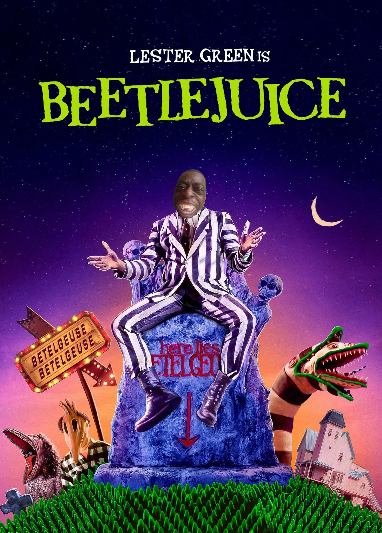 Beetlejuice Rapper Lester Green is Beetlejuice by TheWhiteRabbit5 on DeviantArt