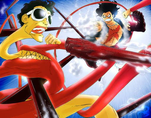 Plastic Man VS Luffy