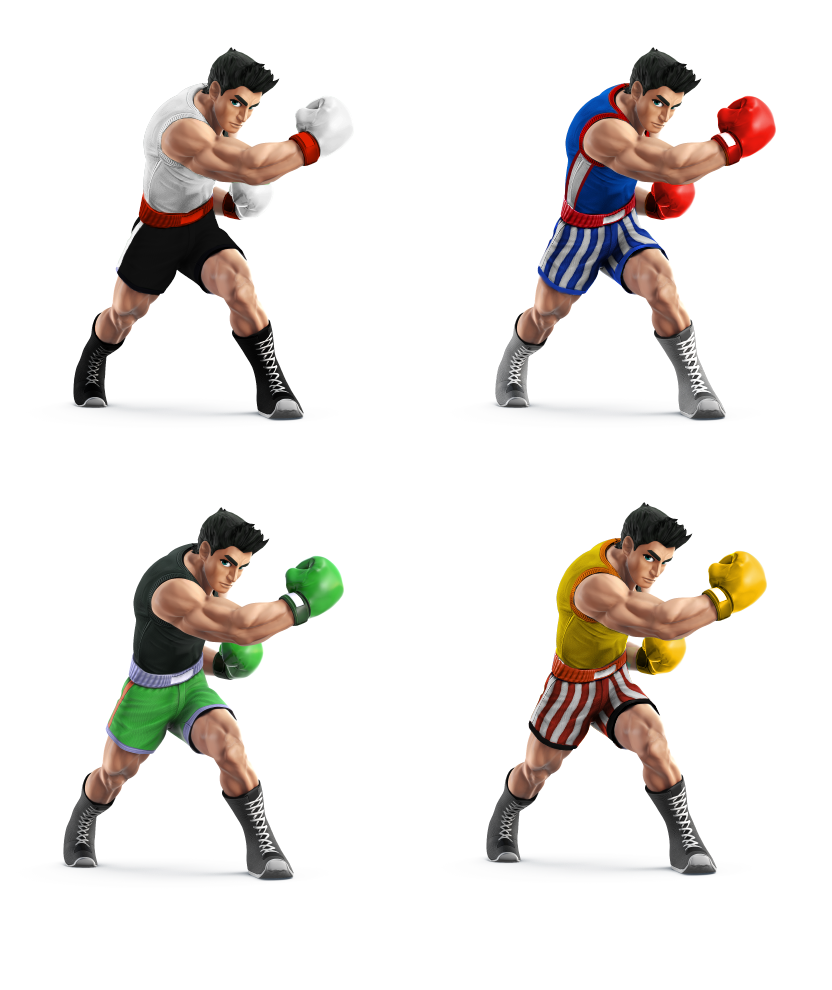 Ssb 4 Color Little Mac Colors SSB4 by SimpleDerk on DeviantArt