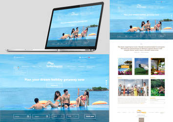 Bintan Lagoon Homepage Design
