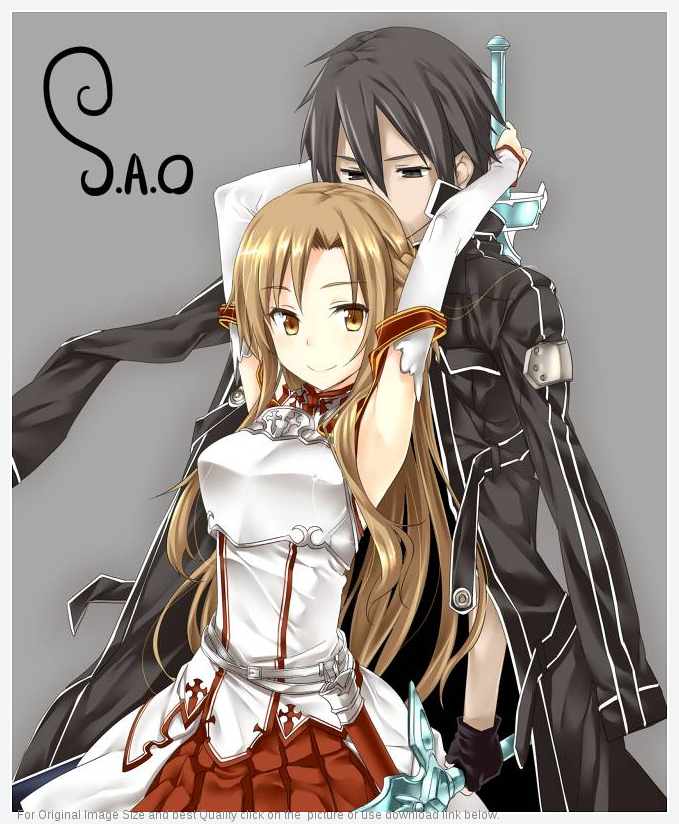 Sword Art Online ---Kirito and Asuna