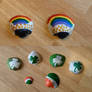Irish themed painted shells