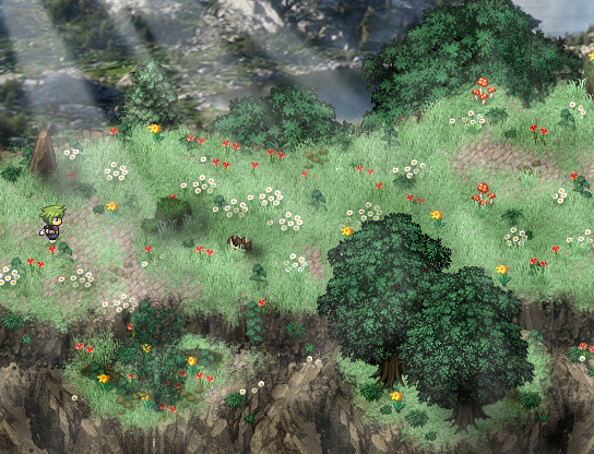 RPG Maker: Parallax Mountain Map