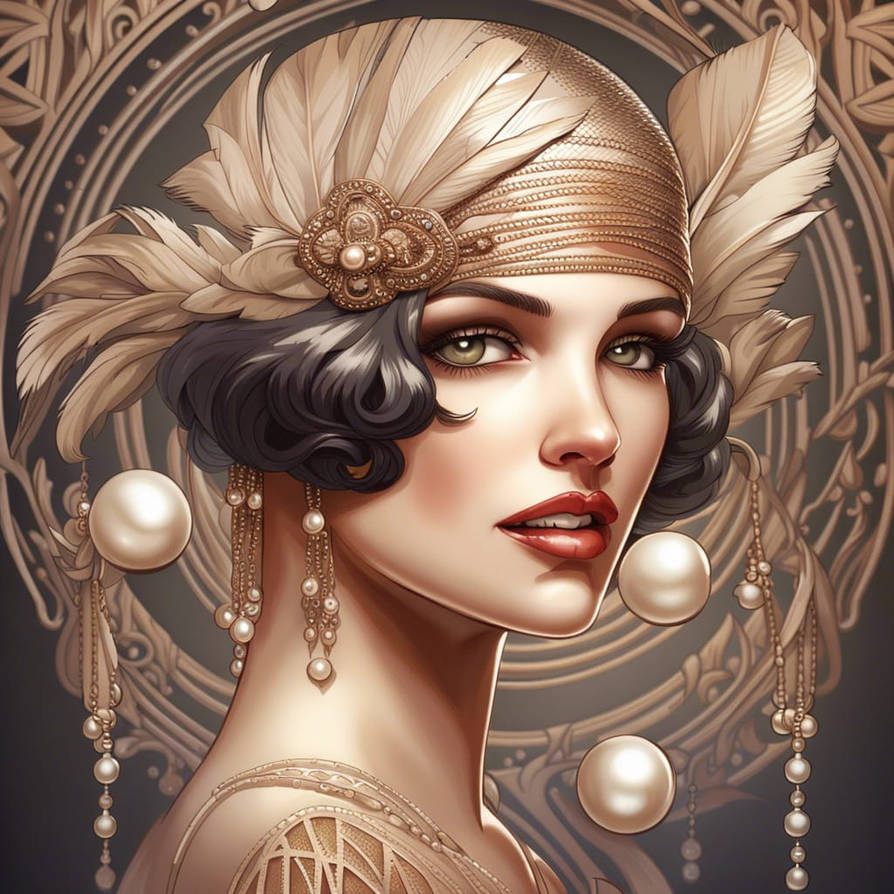 Deviantart Flapper Lady Flapper Girl by CrystalDaydreamer on DeviantArt