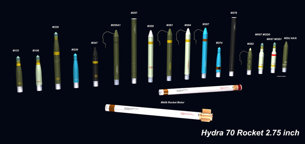 Hydra 70 Rocket by AkelaFreedom on DeviantArt