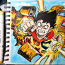 Dragonball Goku vs Red Ribon