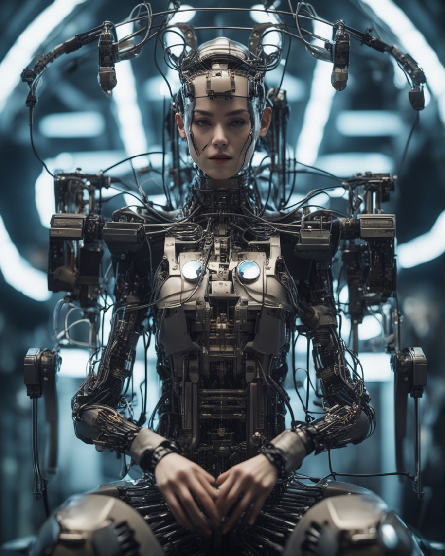 Android Woman Mask Female robot, android, kabuki mask, diagnostic, in by JeffDillonArt on ...