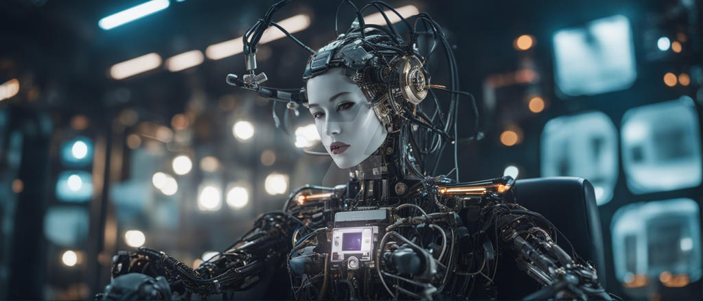 Android Woman Mask Female robot, android, kabuki mask, diagnostic, in by JeffDillonArt on ...