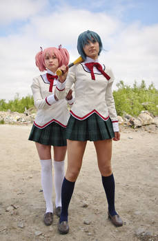 Madoka and Sayaka 02