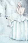 Snow Princess from ice by Jonellphoto