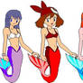 Misty May and Dawn Mermaids