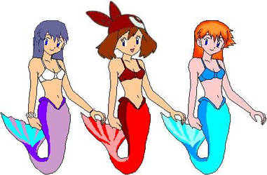 Misty May and Dawn Mermaids