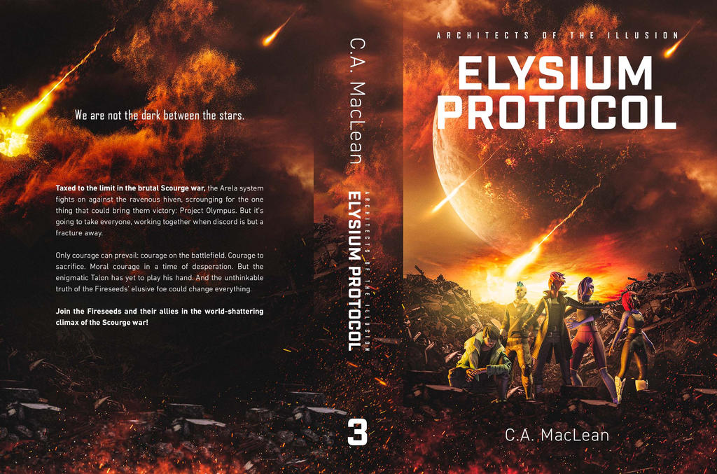 Elysium Protocol cover art / OUT ON DECEMBER 16TH!