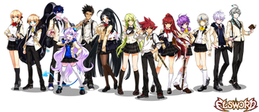 (Elsword) - Velder Academy Students