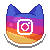 cat icon: Instagram