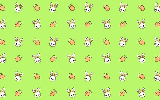 cutesy bunny wallpaper
