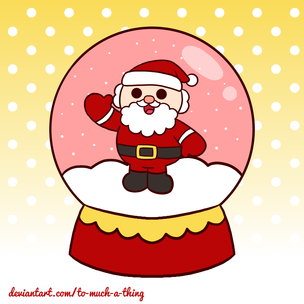 snow globe buddies: Santa Claus by to-much-a-thing on DeviantArt snow globe buddies: Santa Claus by to-much-a-thing on DeviantArt