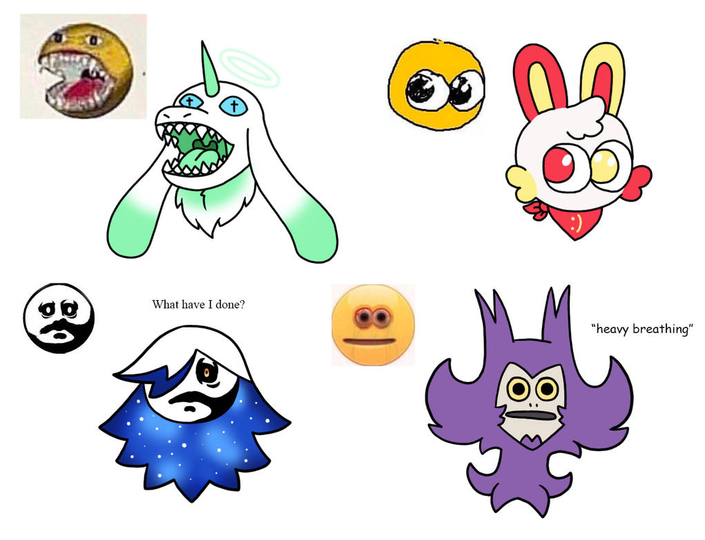 ah yes cursed emojis but oc styled - Imgflip