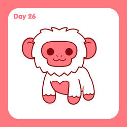 Cuddly October day 26: monkey