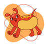 Cartoon Hot Dog