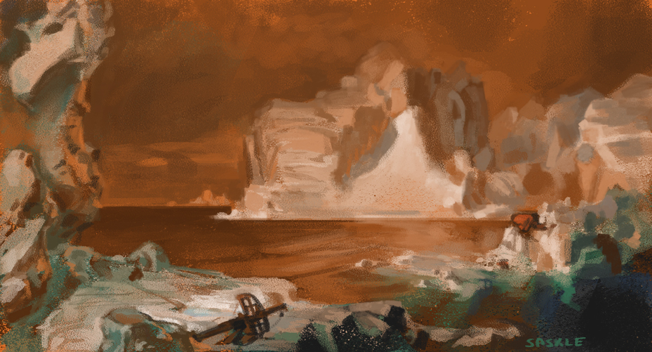 The Icebergs by Saskle