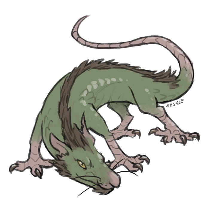 Rat Dragon by Saskle on DeviantArt