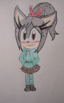 Vanellope Von Schweetz (Sonic Style)